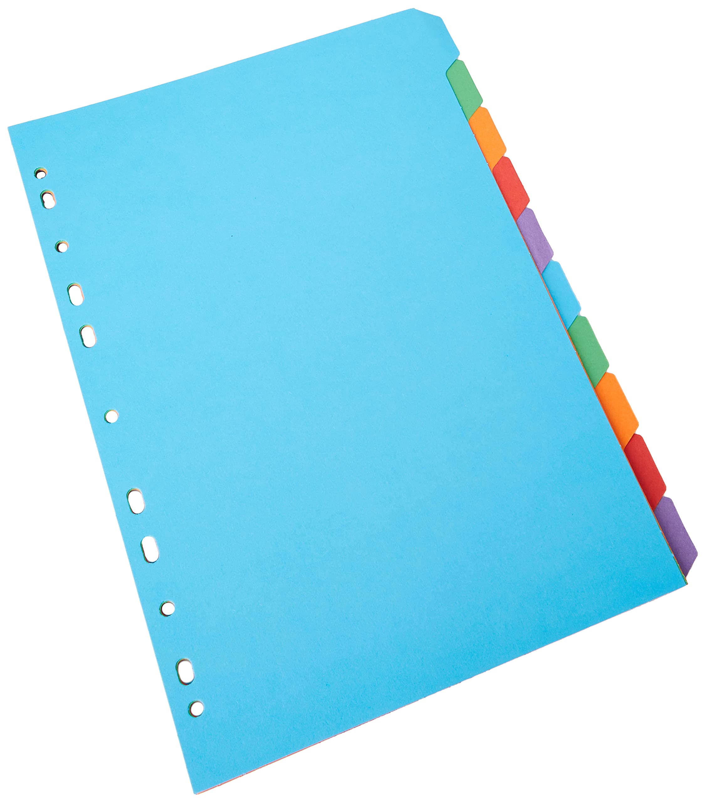 Concord 10-Part Subject Divider Superweight Bright A4 Assorted