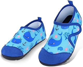 Badeschuhe Kinder Schwimmschuhe Mädchen Wasserschuhe Jungen, Strandschuhe Schnell Trocken Badesoken Kleinkind Barfuss Schuh für Mädchen Jungen Baby Beach Pool