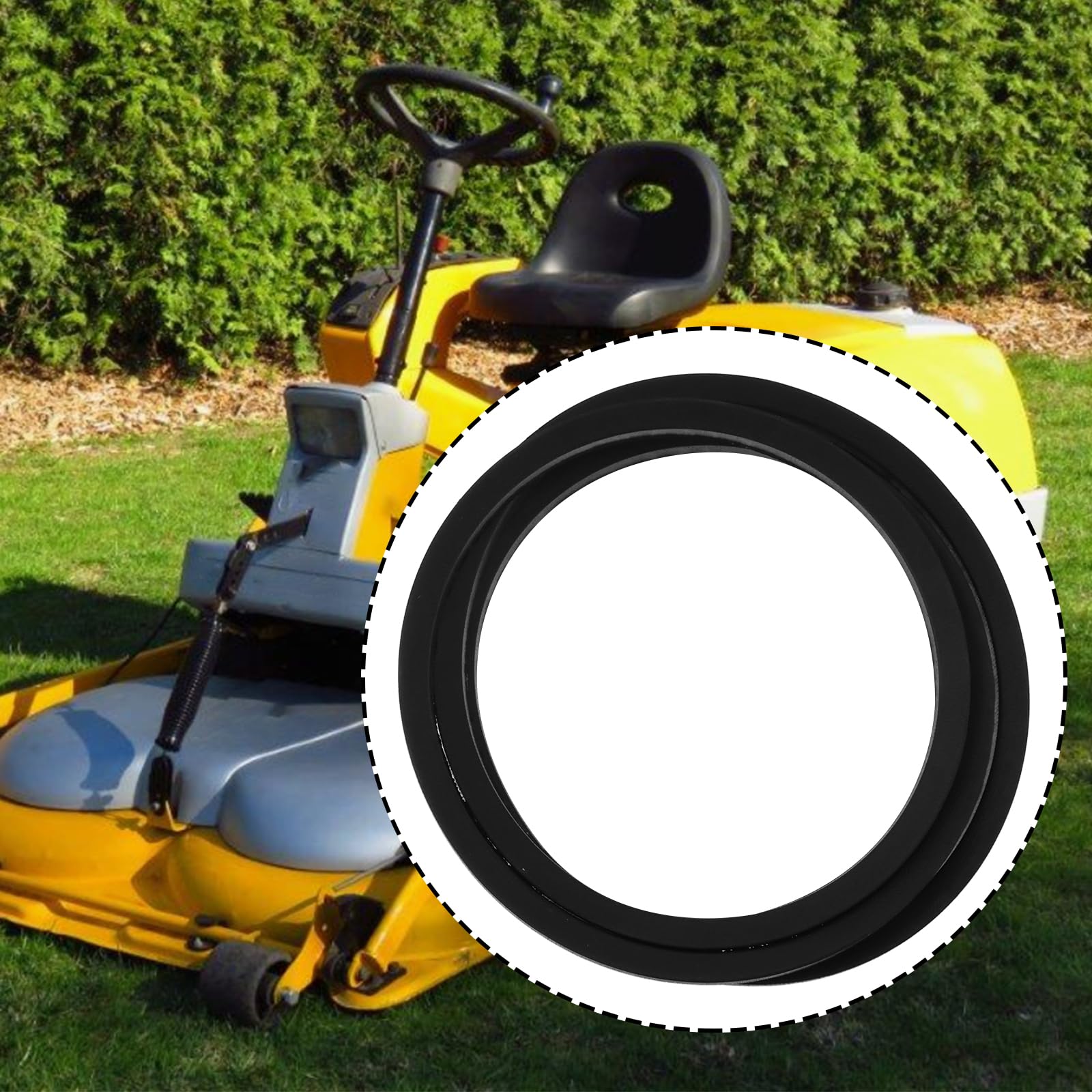eMagTech Lawn Mower V Type Rubber Drive Belt Inner Circumference 1350mm Width 13mm 9585-0053-00 Compatible with Stiga Park - Image 3