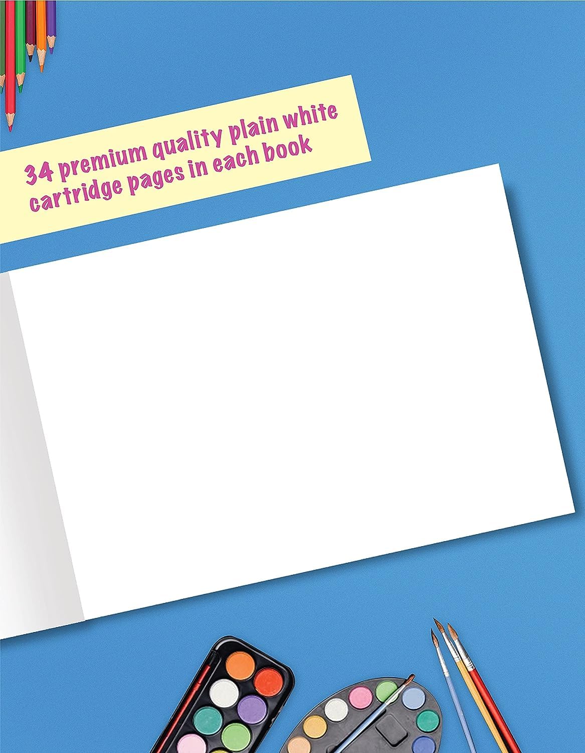 A3 Drawing Pad (Pack of 3), White - Image 3