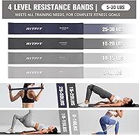 Vista 4 de RitFit Pilates Ring Circle - 14 Inch Magic Fitness Circle for Toning Inner & Outer Thighs, Bonus Workout Guide Included