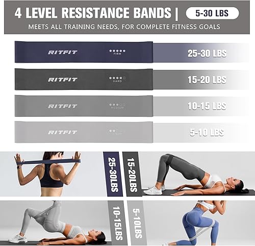 Miniatura 4 de RitFit Pilates Ring Circle - 14 Inch Magic Fitness Circle for Toning Inner & Outer Thighs, Bonus Workout Guide Included