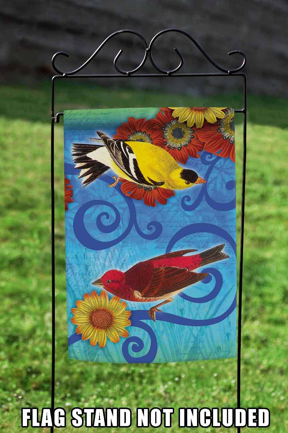 Toland Home Garden 12.5" X 18" Fleur De-Lis Collage