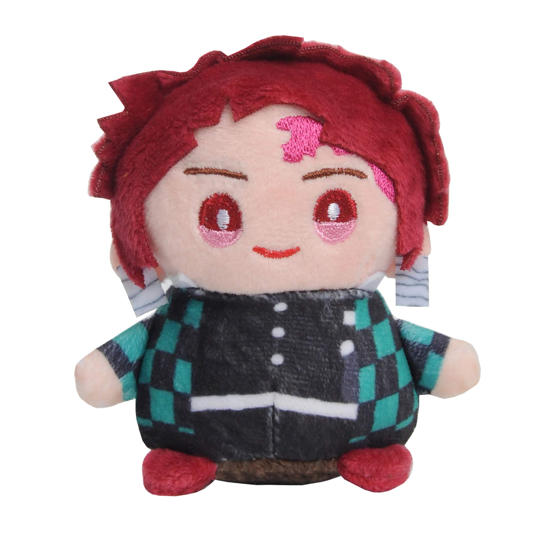 Tanjiro Plush Demon Slayer Plush Demon Slayer Merch Kamado Tanjiro Figure Demon Slayer Keychain -4inch/10cm