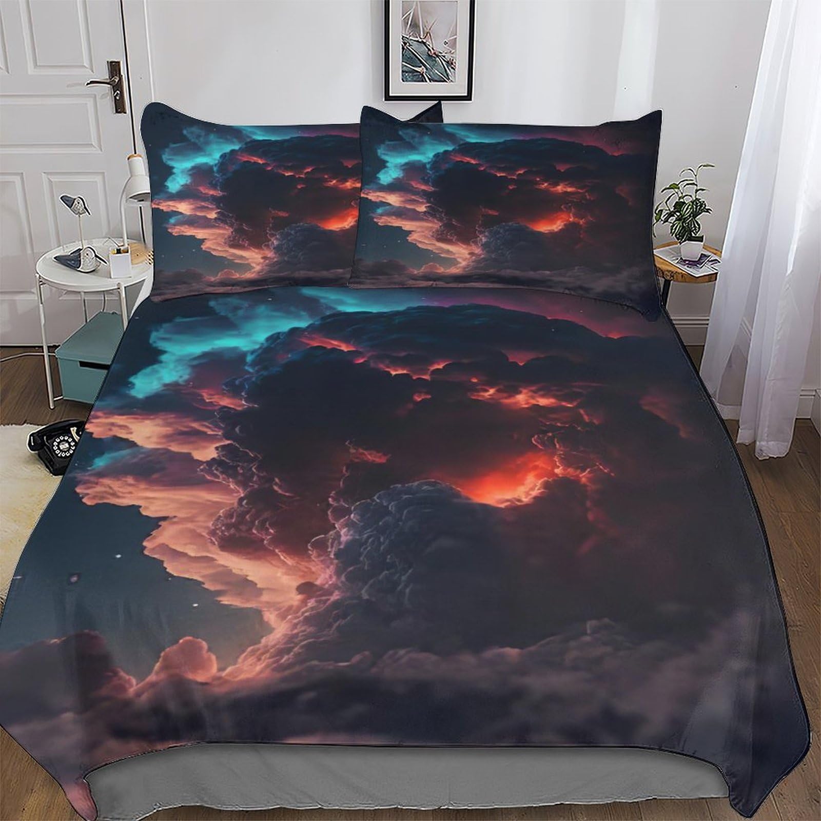 Housse de couette nuagescape créez un cocon de douceur dans votre lit
