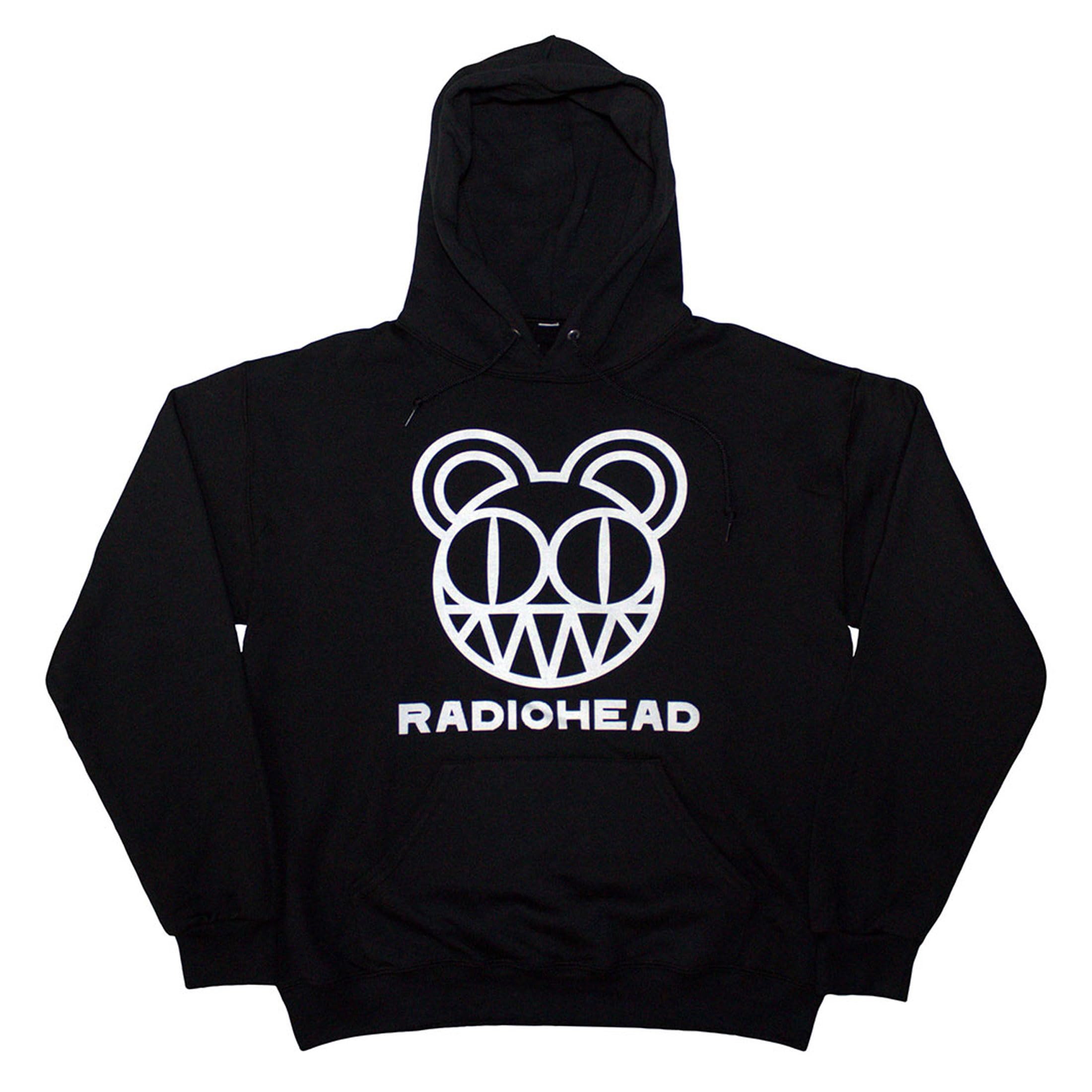 Radiohead Bearhead Pullover Felpa Con Cappuccio