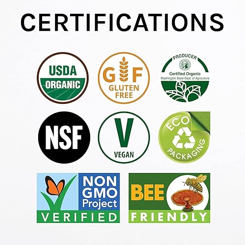 Miniatura 9 de Host Defense Stamets 7 Mushroom Powder - 7 Species Blend - Mushroom Supplement for Immune Support with Royal Sun Blazei, Cordyceps, Reishi, Maitake