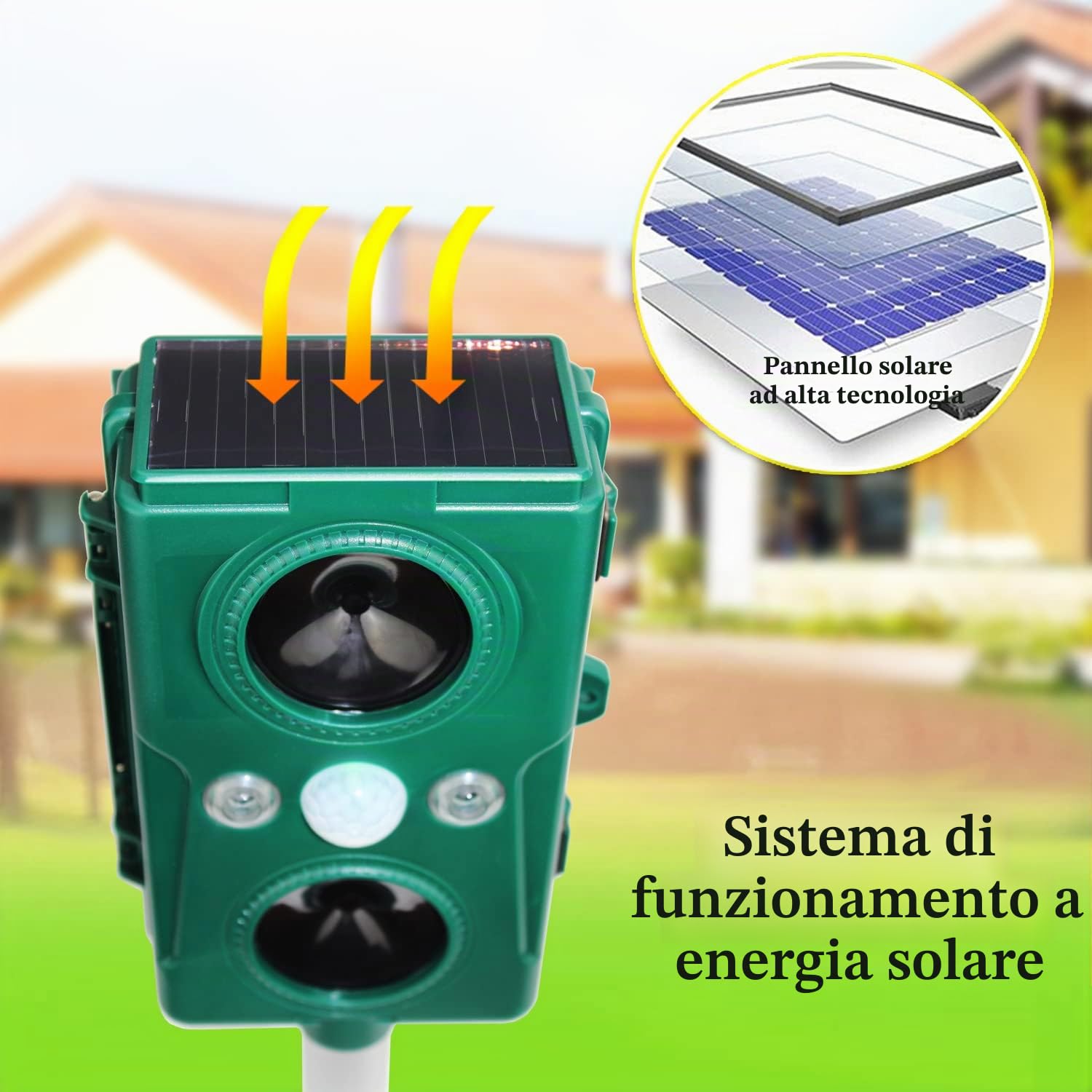 Solare capriolo | Cervi | Mufloni | Arruis | Gamos | per Aree di passaggio di colture e grandi fattorie |