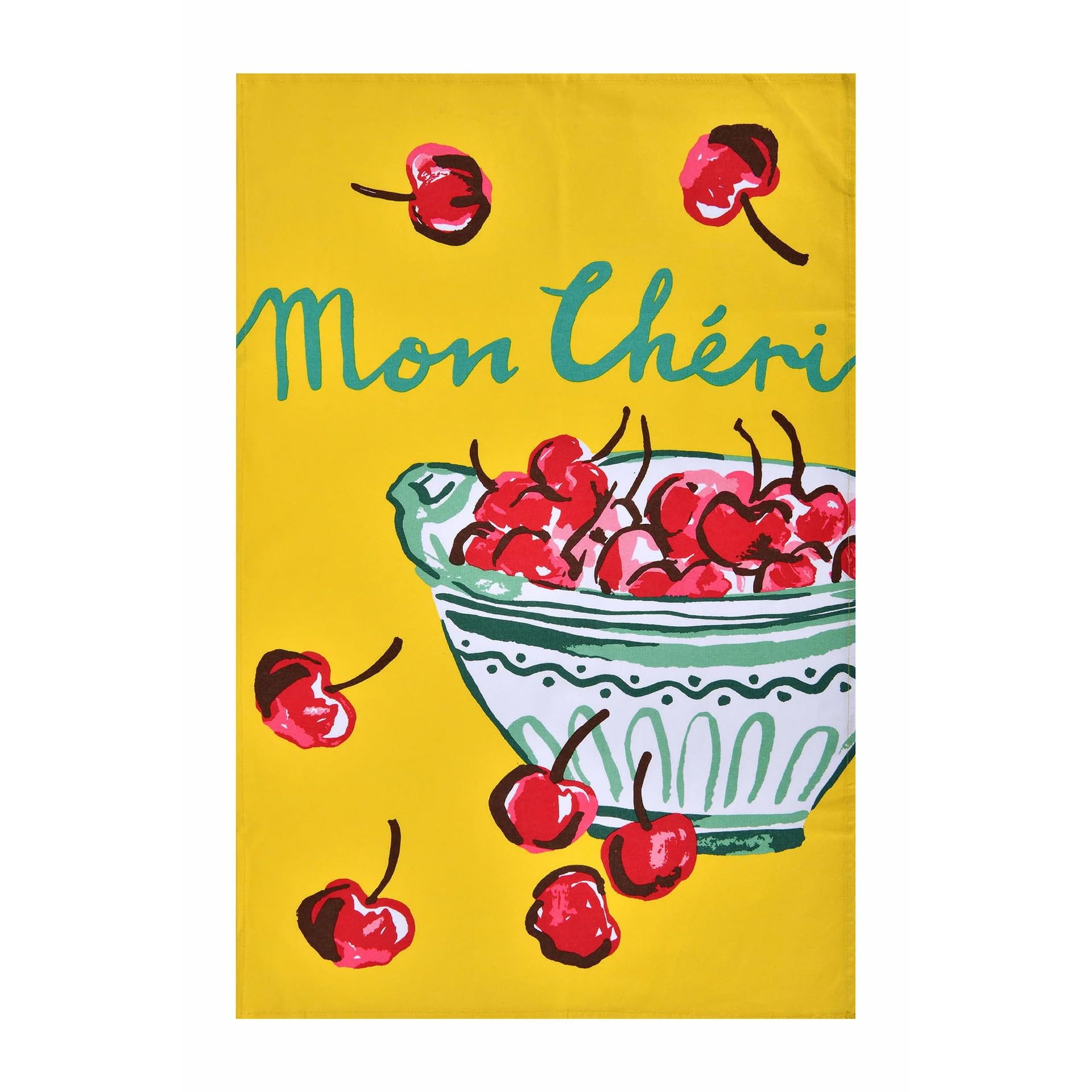 Yellow Summer Fruits Cotton Tea Towel - Ulster Weavers