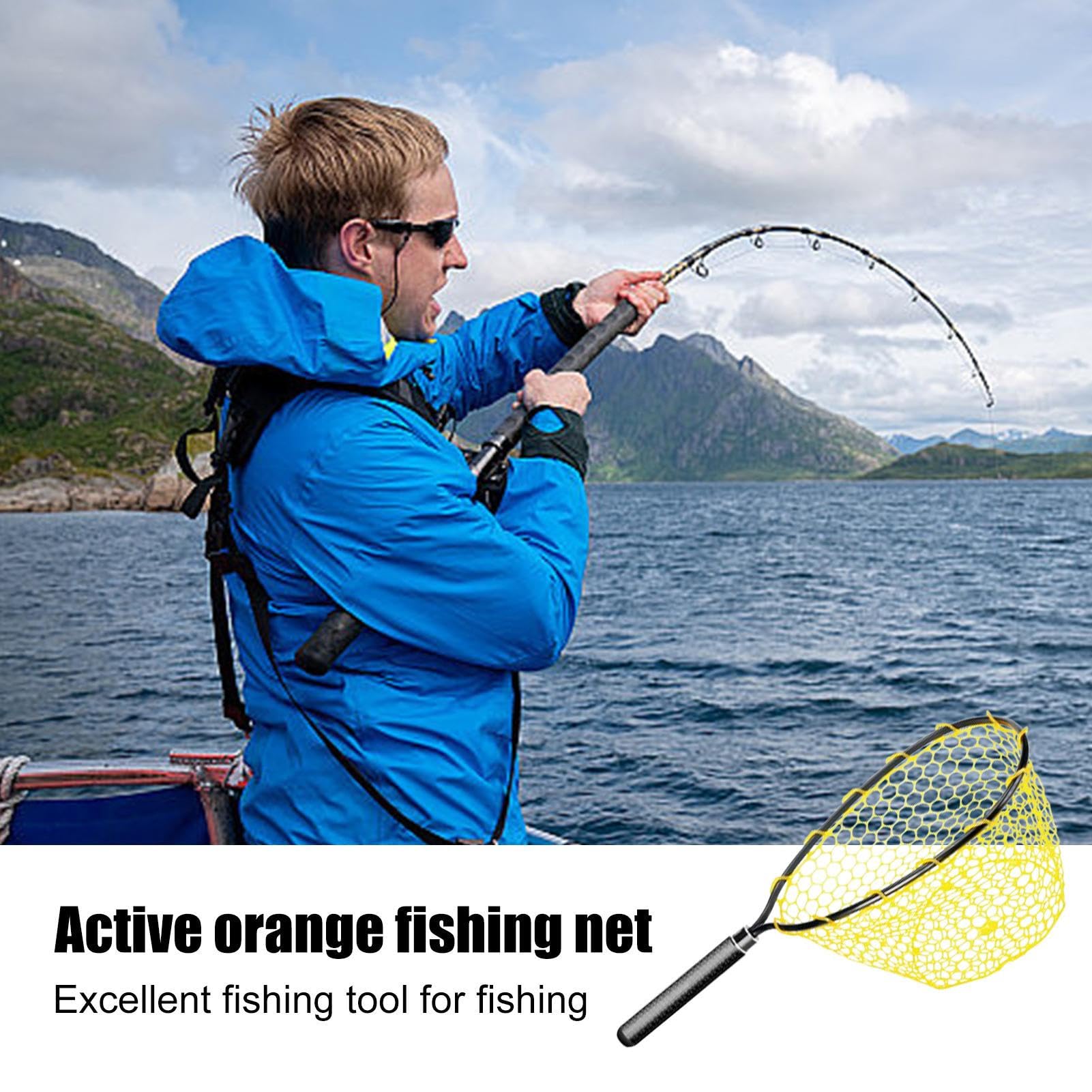 Amazon | 玉網 ランディングネット 漁網 釣りネット タモ網 フライ