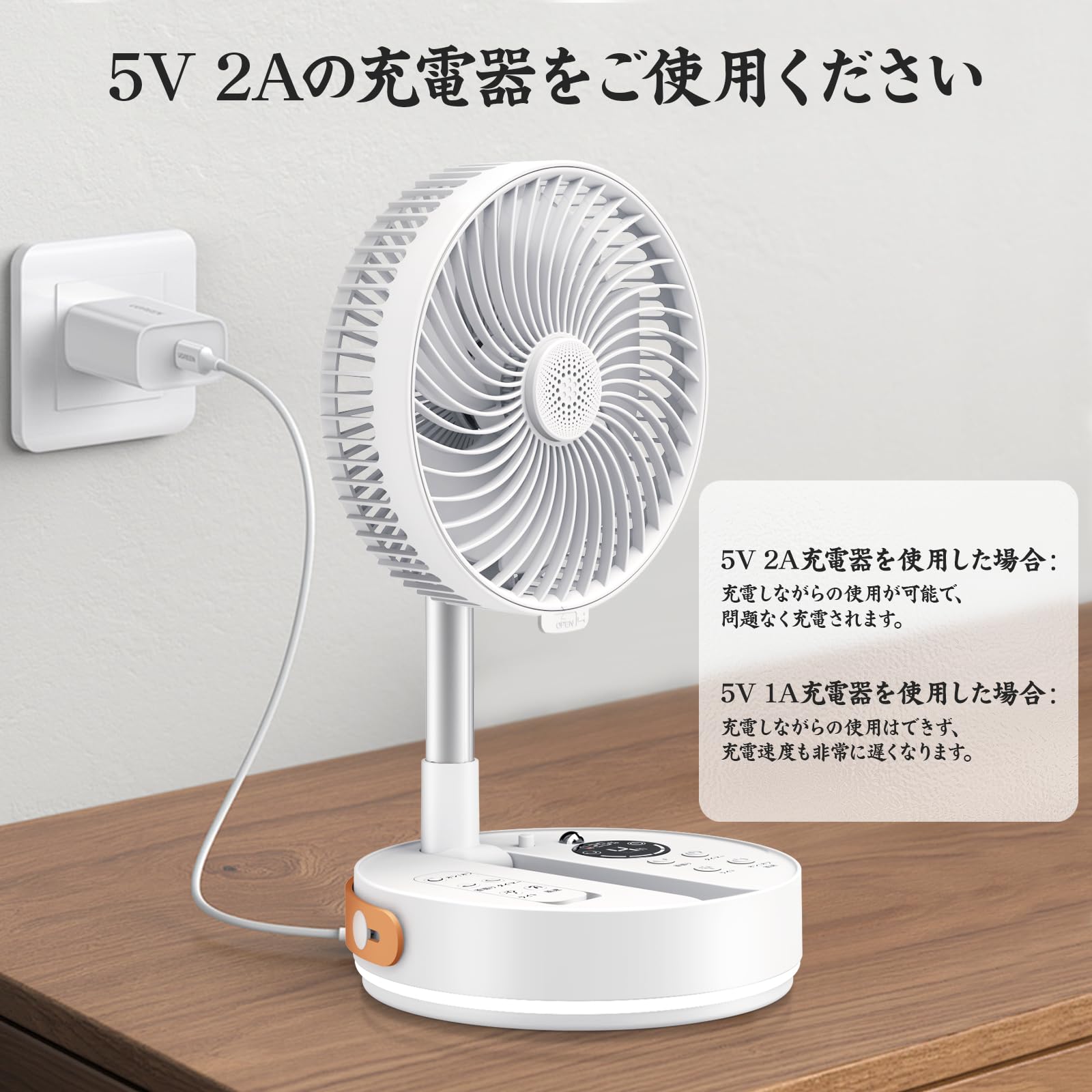 Amazon | 【2025年最新 節電モデル・10800mAh大容量＆最長35時間連続