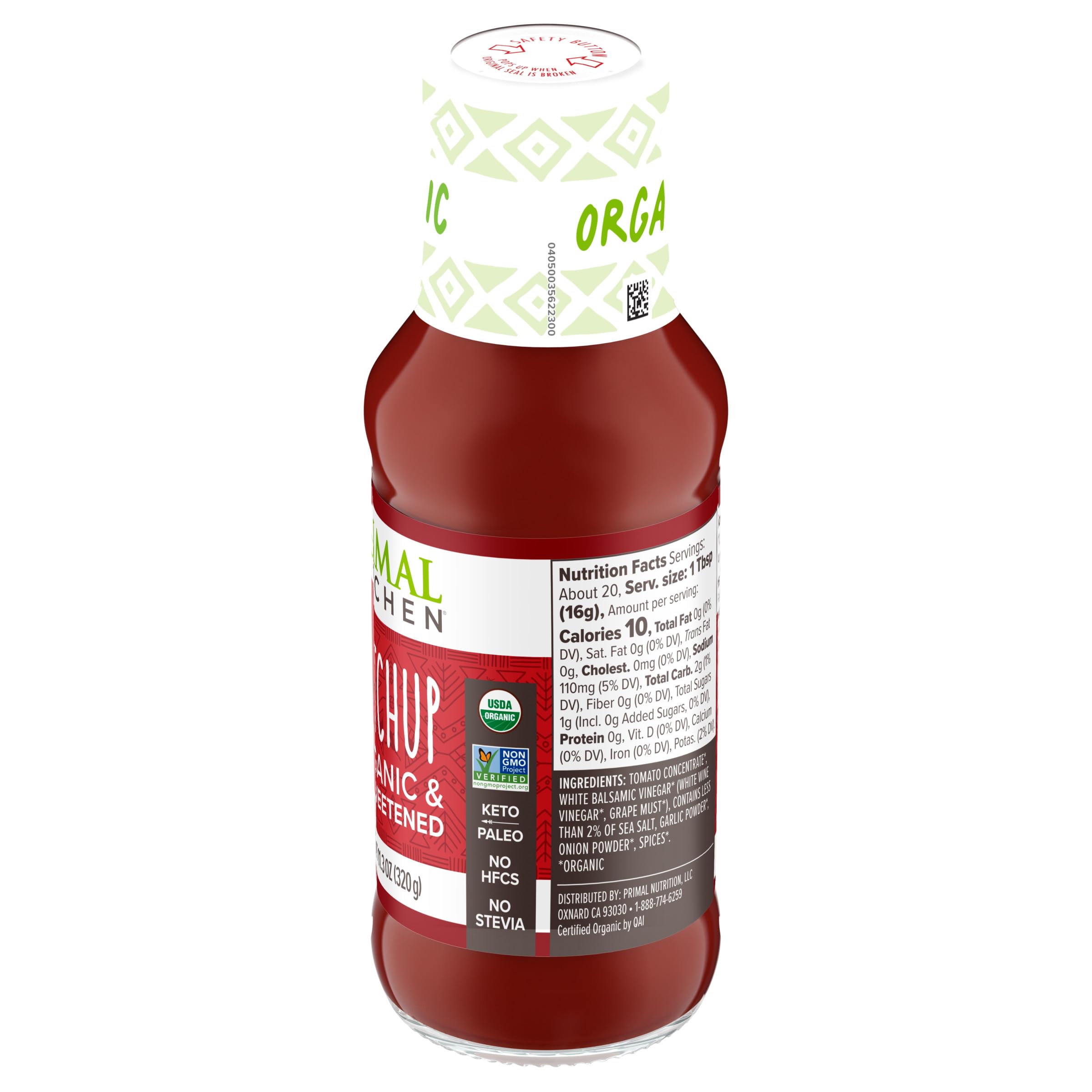 Primal Kitchen Ketchup Unsweetened, 11.3 oz