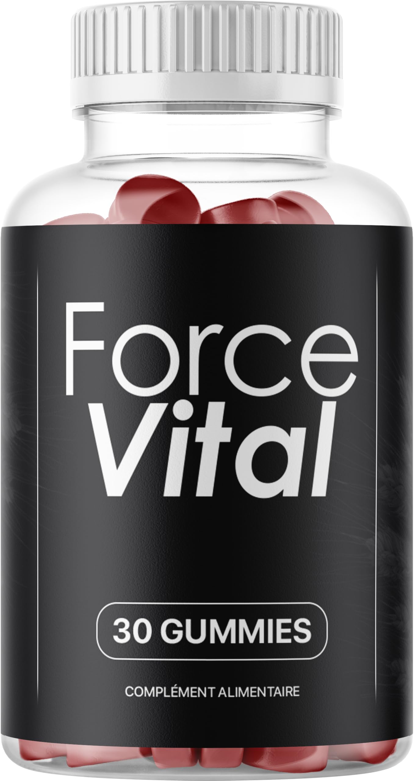 ForceVital Men’s Vitality Gummies - Complexe Naturel pour Homme - 30 Force Vital Gummies pour 1 Mois