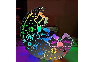 Personalized LED Moon Light Mirror