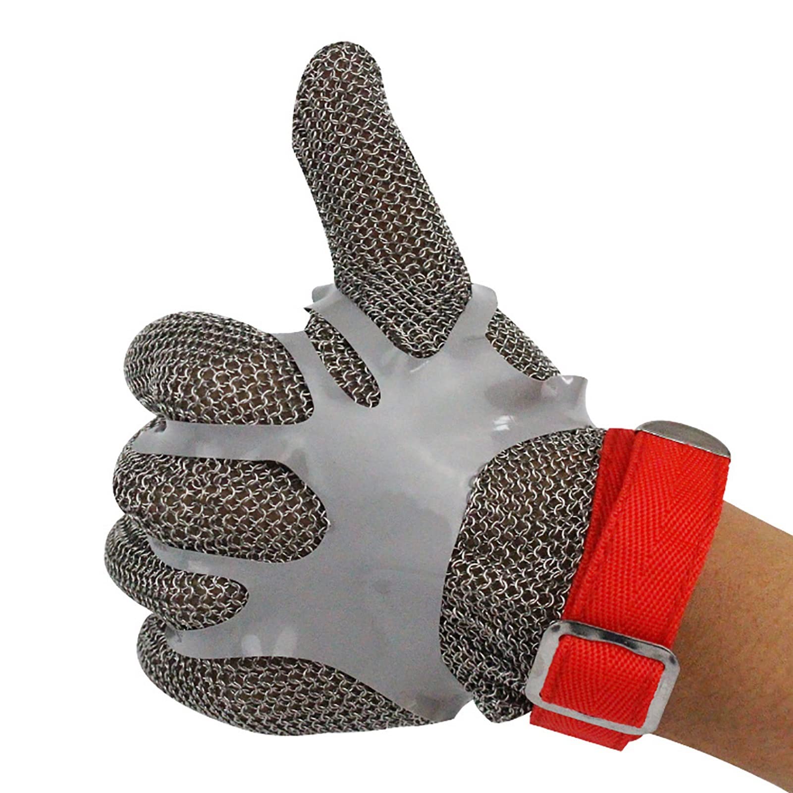 Guantes Resistentes a Cortes Guantes De Alambre De Acero Guantes Antideslizantes, Maniobras De Protección De La Protección contra El Trabajo De La Ostra, For Las Manos A La Izquierda Y La Derecha