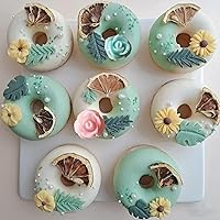 Vista 7 de Molde de caramelo de silicona rosa Mini flor Fondant moldes de chocolate para decoración de pasteles Decoración de cupcakes Pasta de goma