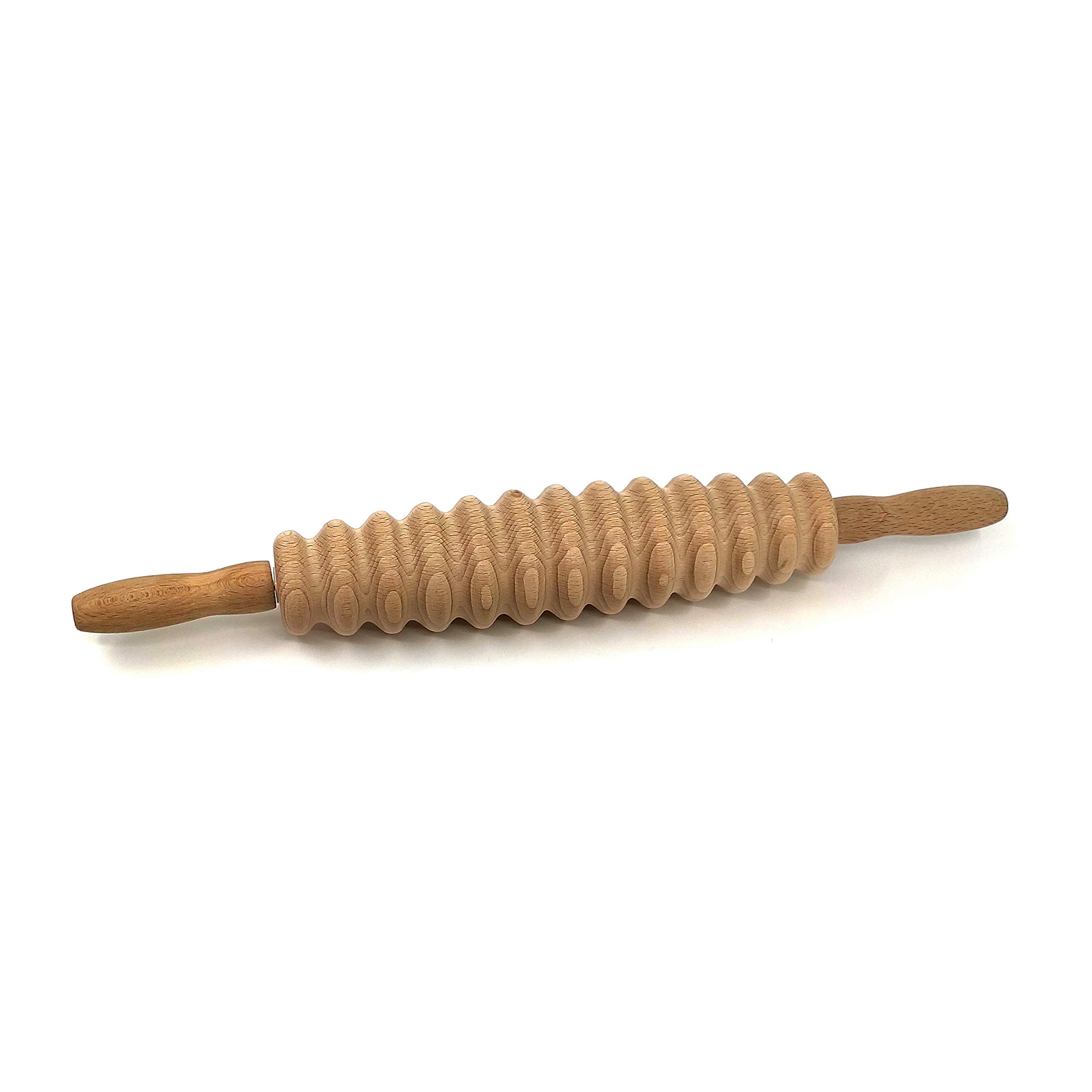 LaziRoll® 4d - Faszienrolle Pferd/Hund/Mensch mit Lavendelduft (groß gerillt)