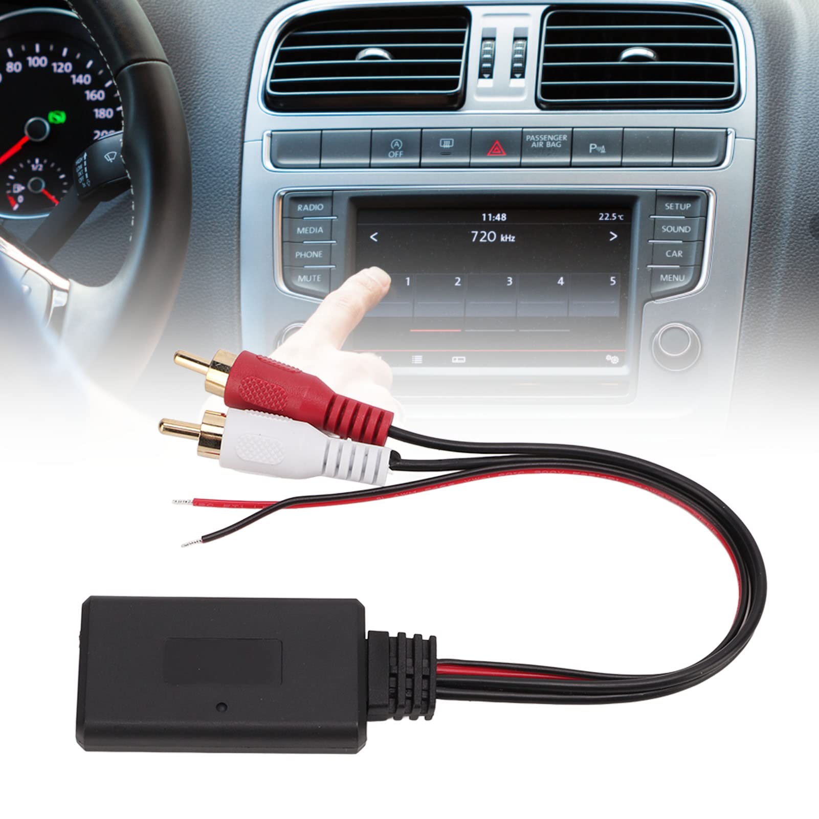 Modulo Bluetooth Universale per Auto Adattatore Musicale Aux Cavo Audio Modulo Bluetooth per Auto Adattatore AUX per Alpine