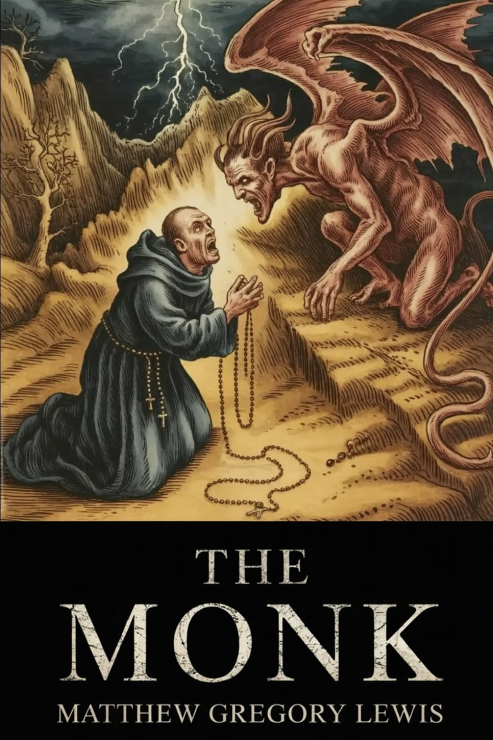 The Monk: The Scandalous Gothic Horror Classic - All New Illustrated & Annotated Edition