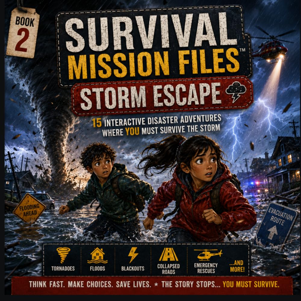 SURVIVAL MISSION FILES™: STORM ESCAPE: 15 Interactive Disaster Adventures Where YOU Must Survive the Storm (Survive & Thrive Adventures)