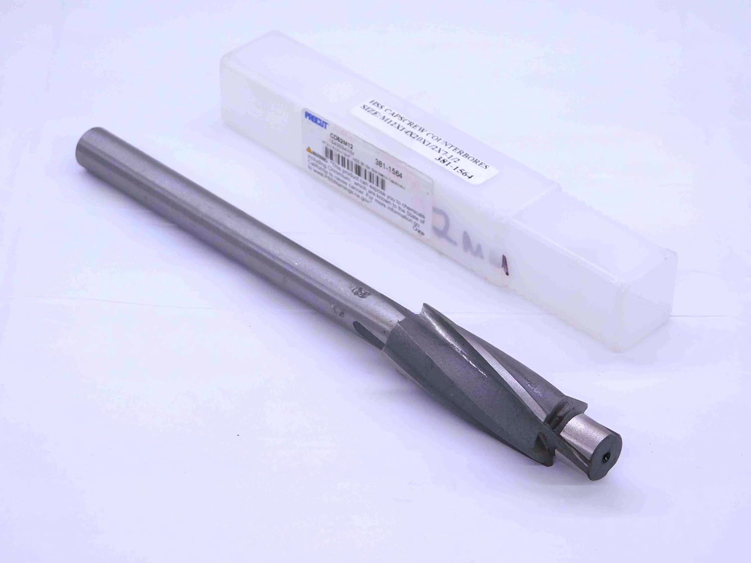 PROCUT 14mm Pilot 20mm O.D. HSS Counterbore 12.7mm Shank 3 Flute CD52M12 - MW4214LVR