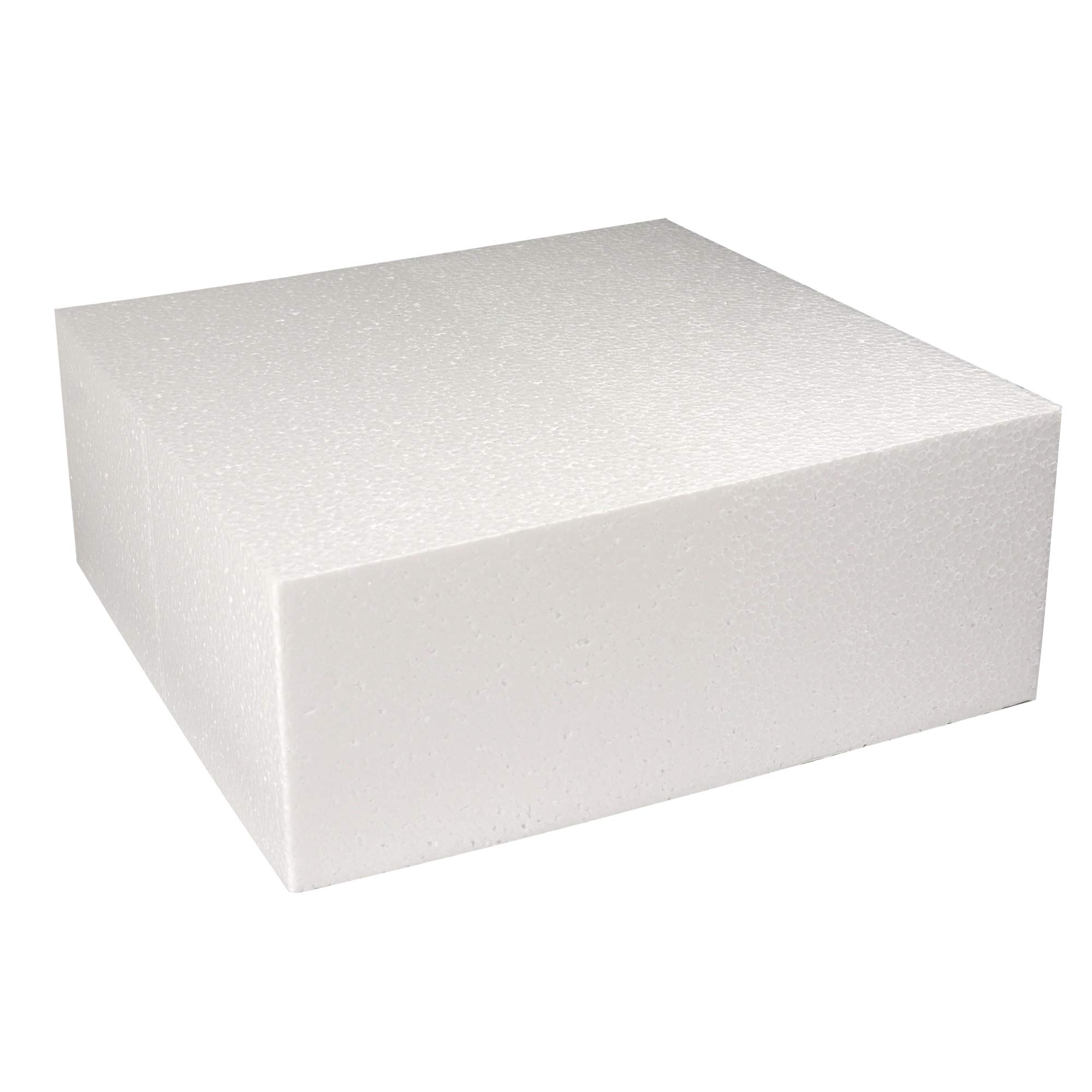 Square Cake Dummy, Styrene - 20 Inch x 4 Inch