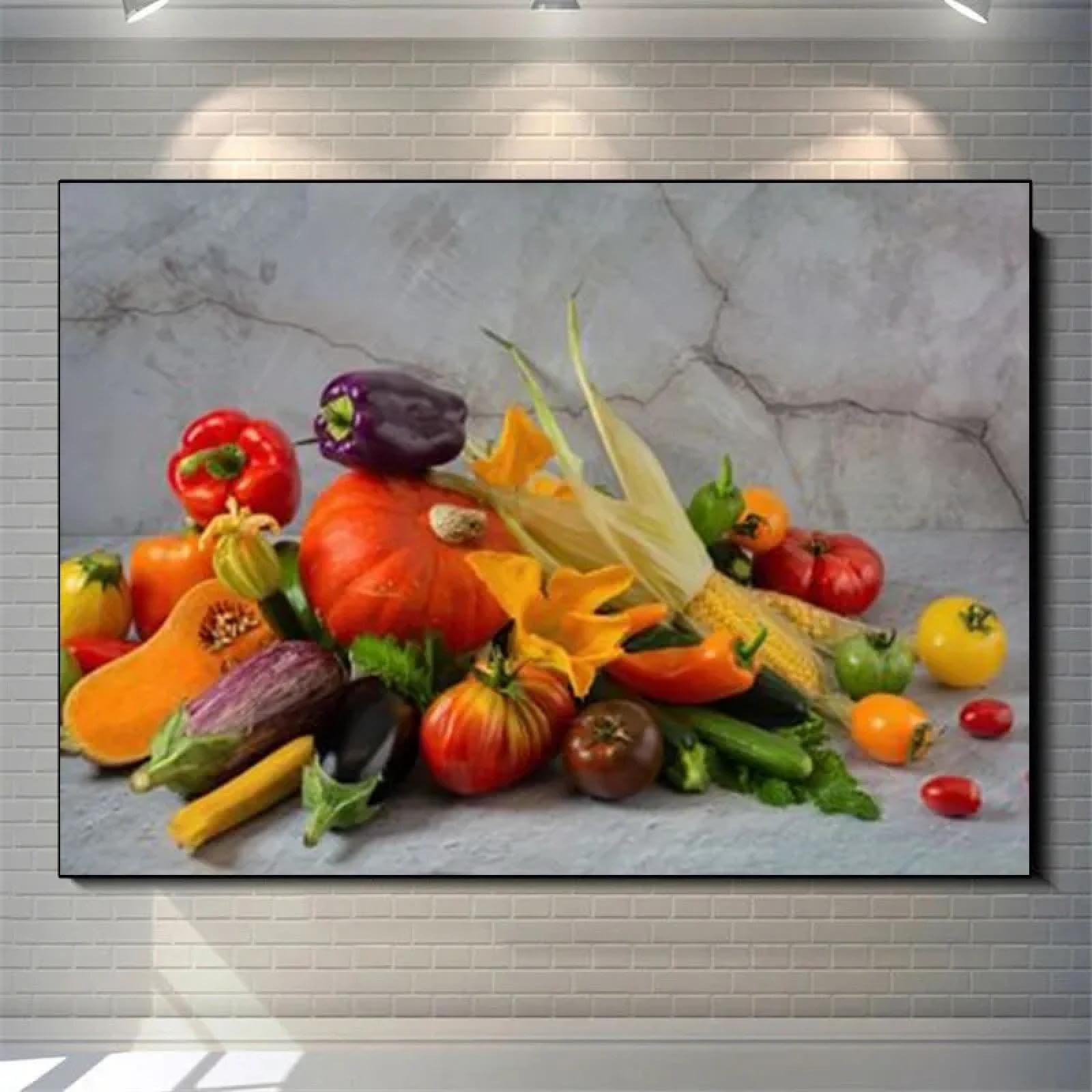 Affiche de cuisine KEBIA 40x60 cm impression sur toile murale sans cadre