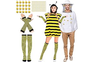 Mepase Halloween Bee and Beekeeper Couples Costumes