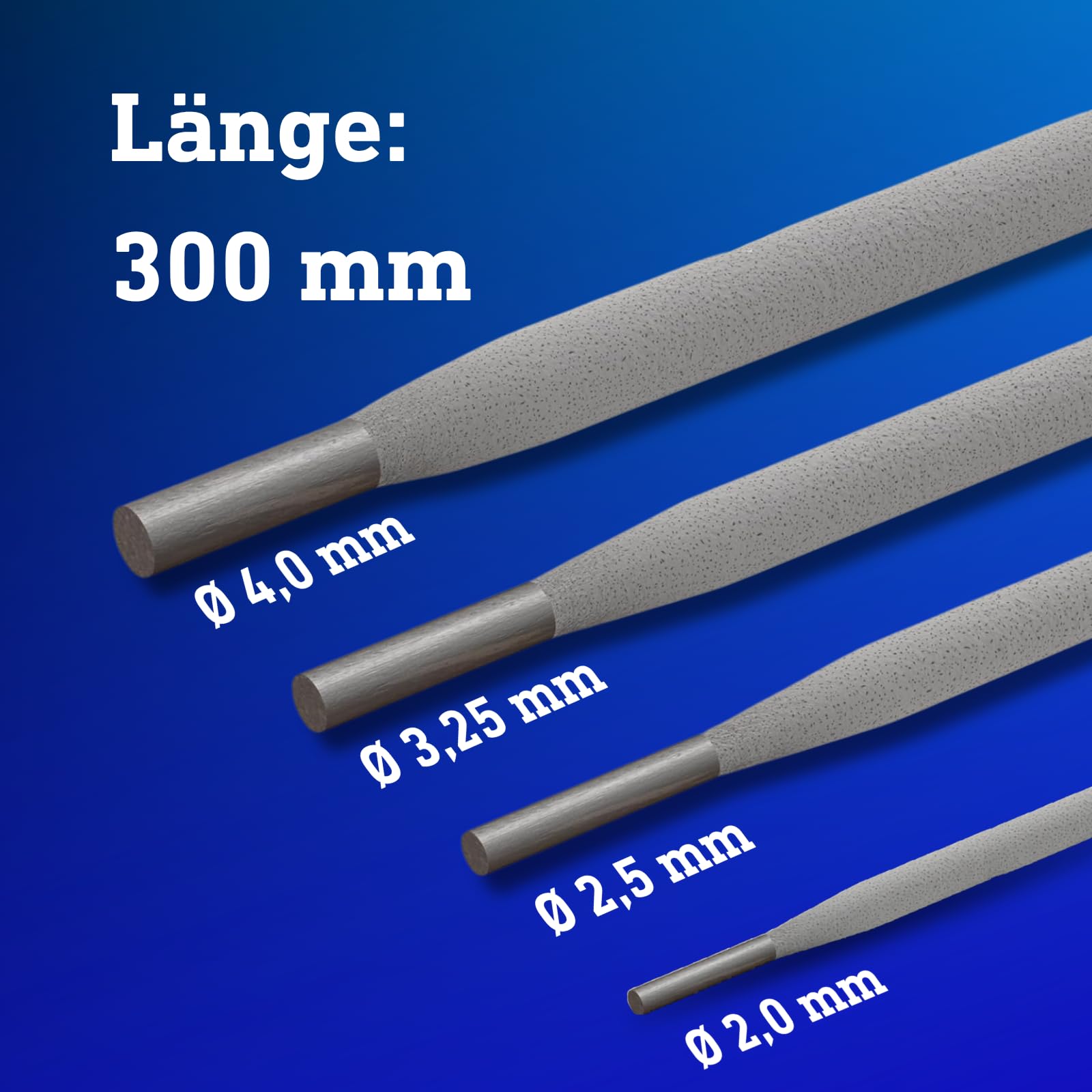 TECHNOLIT TS 1000 Super Fallnaht-Elektrode 2.5 x 350 mm 1 kg | Rutilzellulose Stabelektrode für Zink, Rost & Farbe | Für Montage, Stahl- & Schiffbau