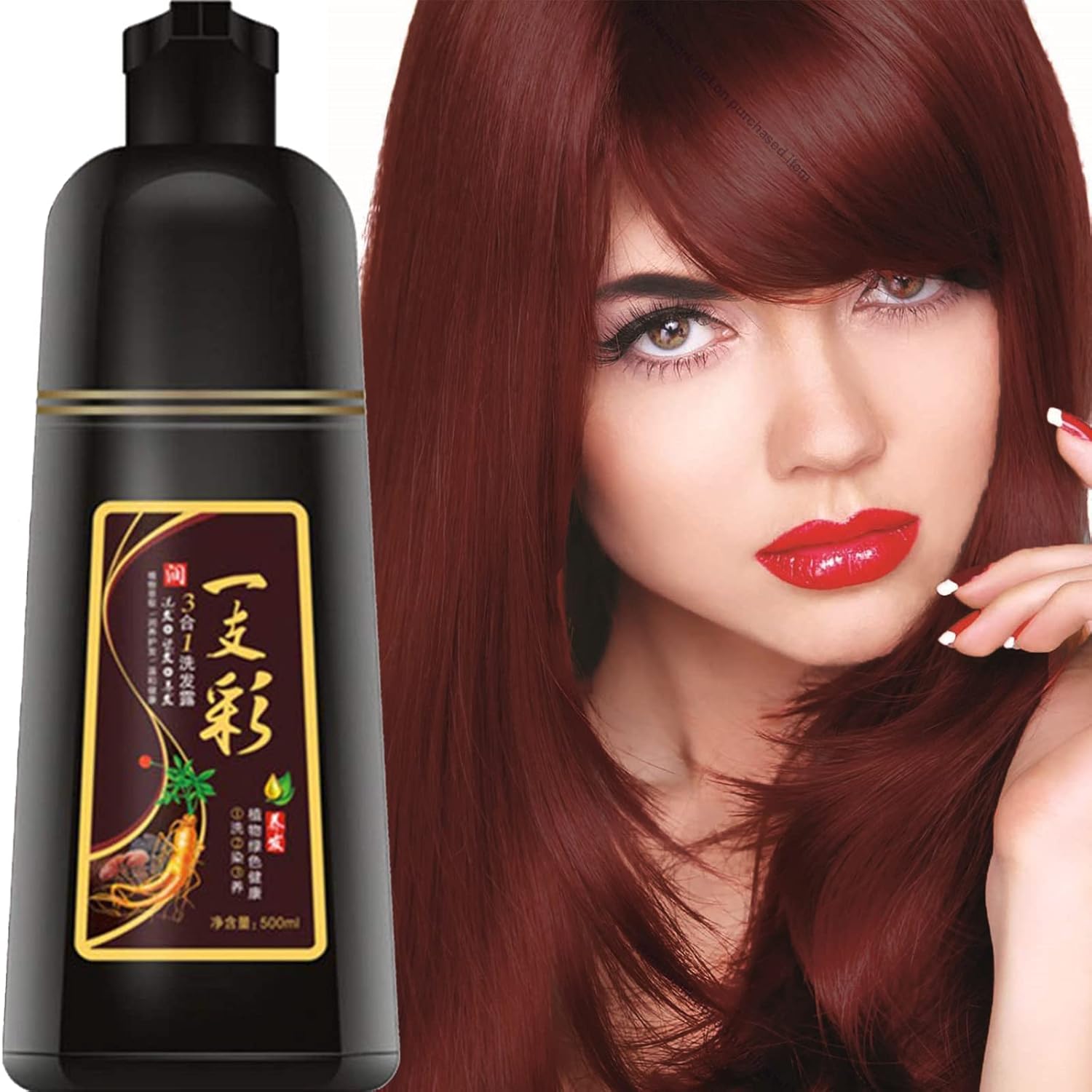 MEIDU Hair Color Shampoo for Gray Hair Magic Hair Dye