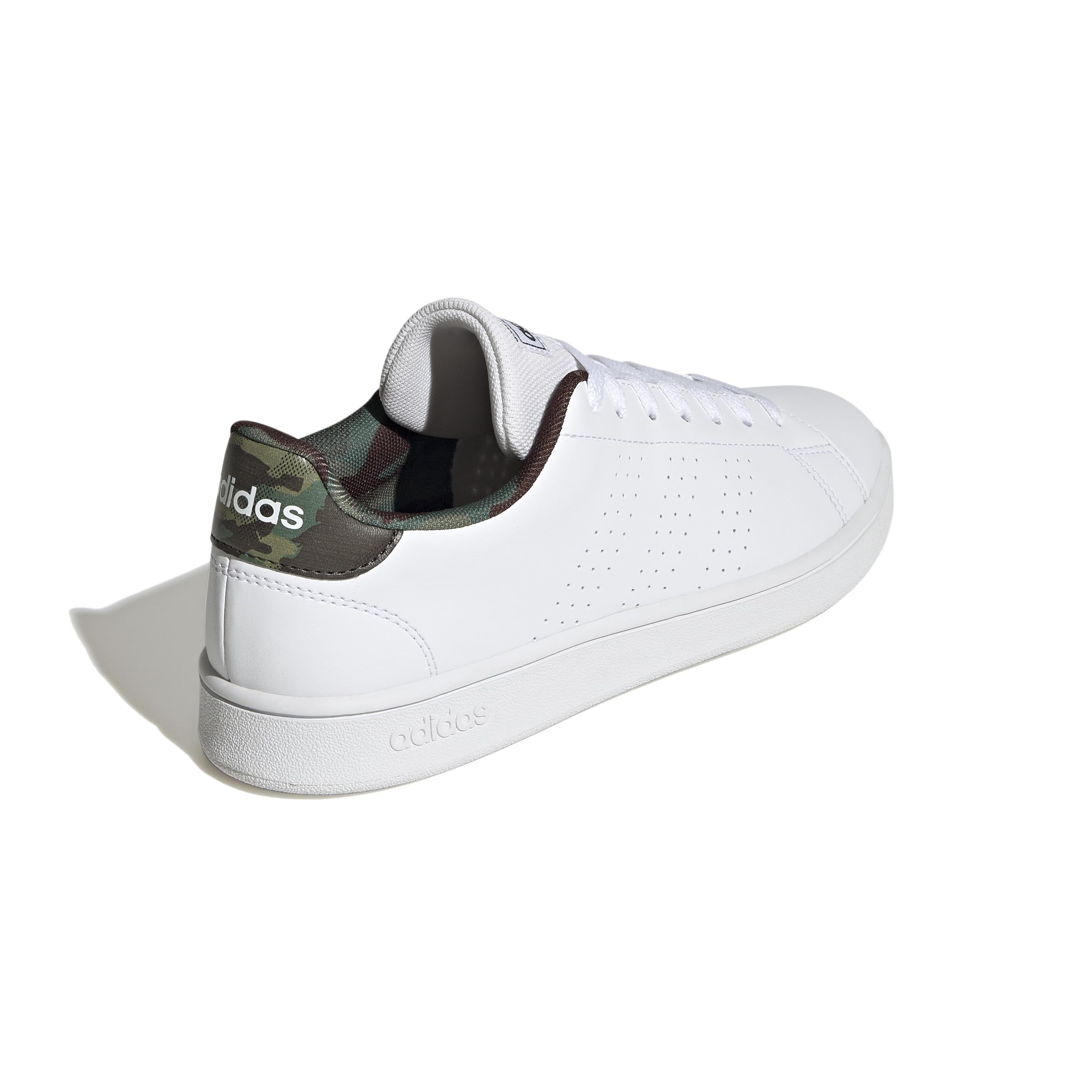 adidas Herren Advantage Base Court Lifestyle Shoes Schuhe, Cloud White/Cloud White/core Black, 45 1/3 EU – Ansicht 2
