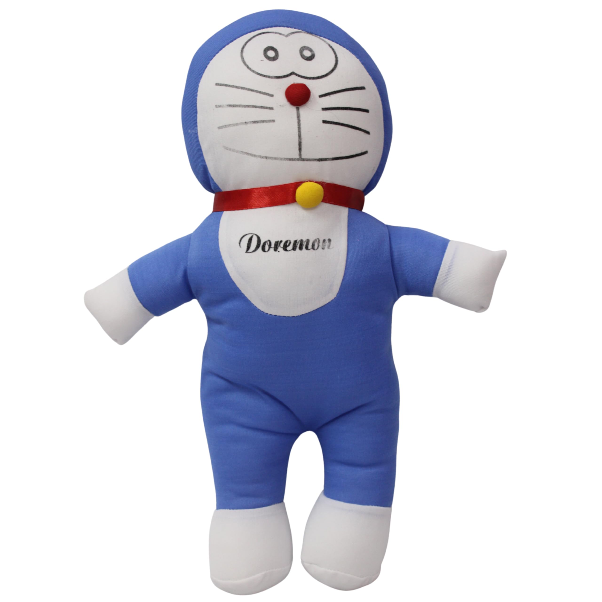 MINIJOY Standing Doraemon Stuffed Toy - Medium (30cm) | Super Soft & Huggable | Unisex for Ages 1 & Up! 1 Piece