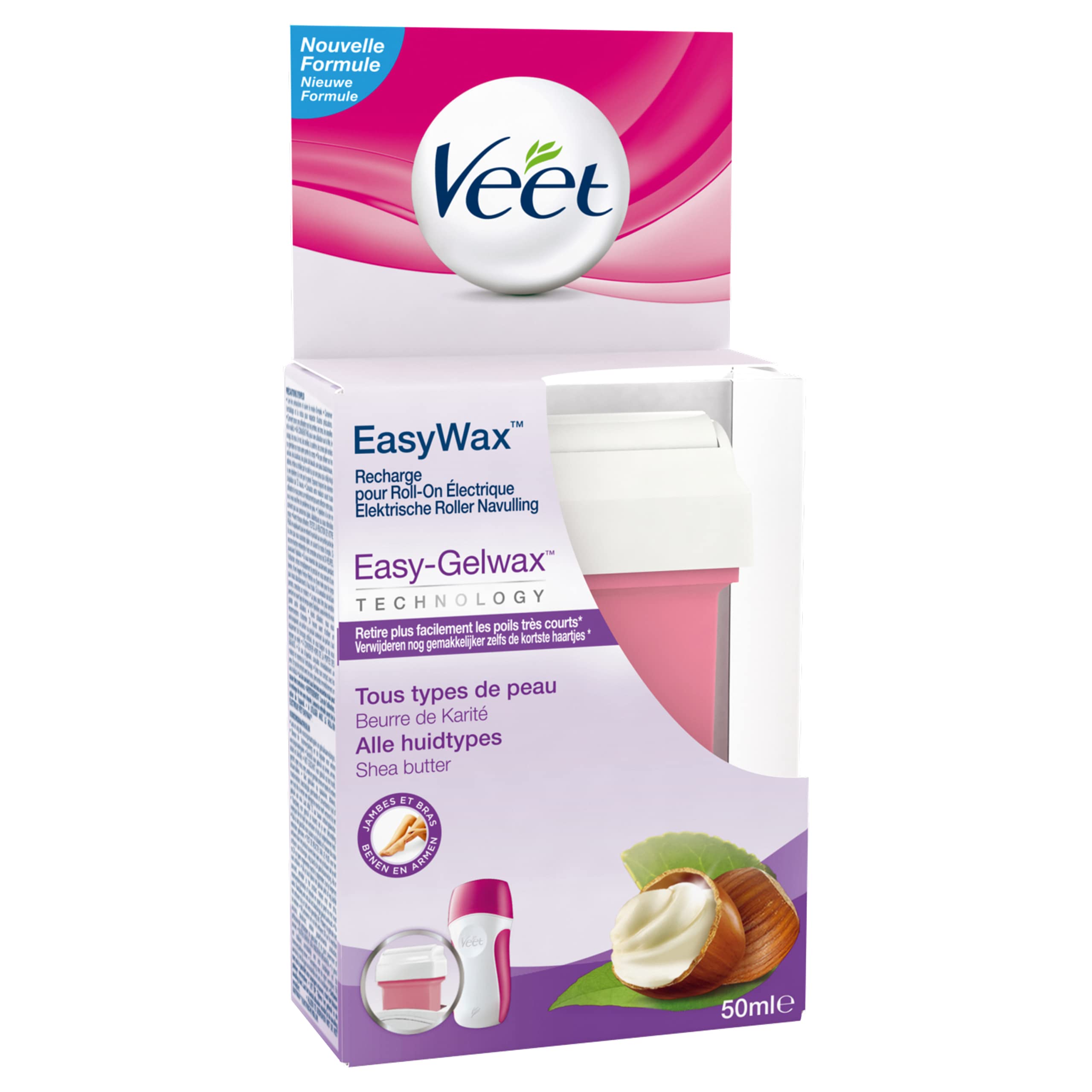 Recharge Cire pour Roll-on - Easy Wax - Tous types de peaux - 50ml