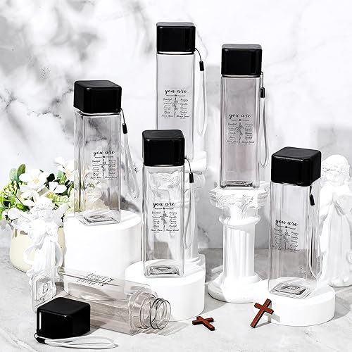 Miniatura 3 de LemonRoad Paquete de 24 botellas de agua cristianas a granel de 17 onzas, regalos de agradecimiento a los empleados, botella de agua de plástico