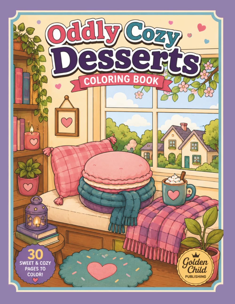 Oddly Cozy Desserts: A Bold and Easy Coloring Book Featuring Cozy Cakes, Cute Pastries, Sweet Treats, and Whimsical Dessert Scenes for Relaxation and Fun
