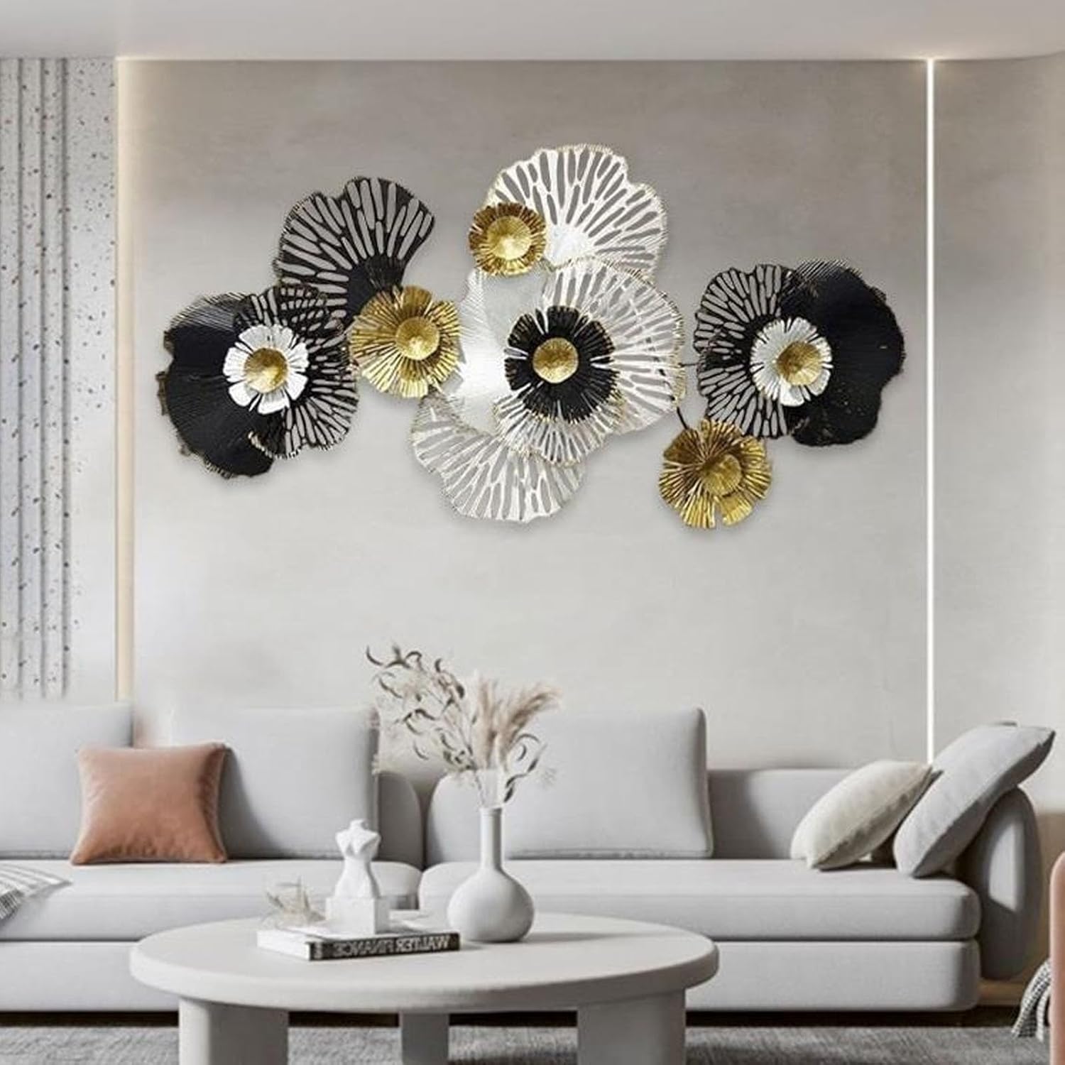 WXFKLDJ Metal Wall Art for Living Room,Large Metal Wall