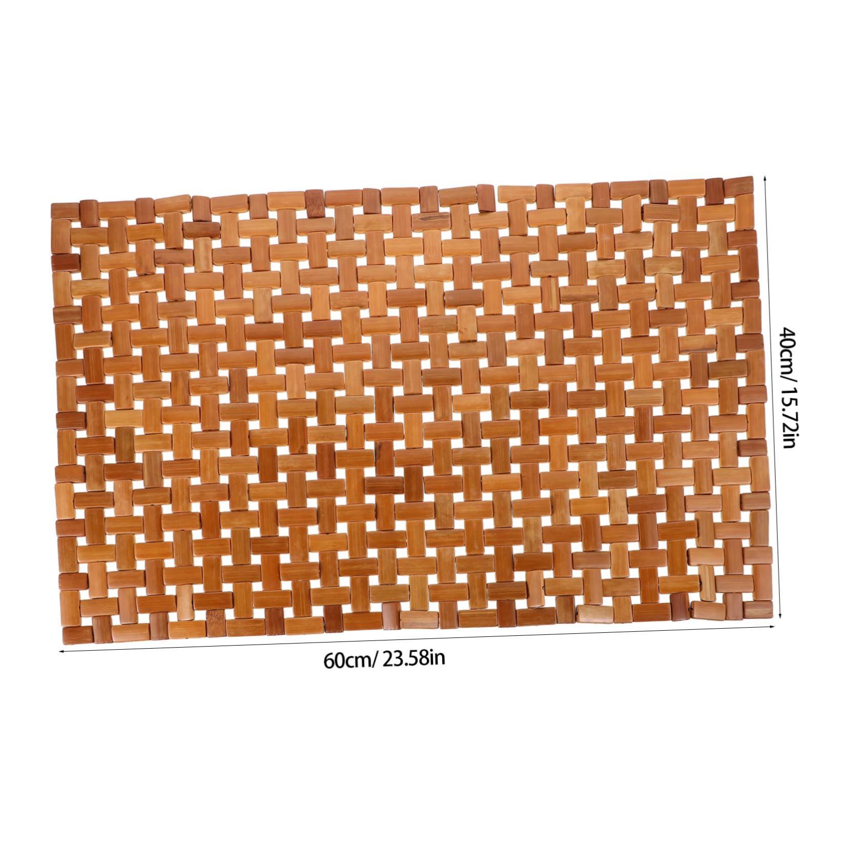 FOMIYES Non Slip Bath Mat Foldable Bathroom Floor Mat for Spa Shower and Sauna Use Natural Safe Slip Resistant Design