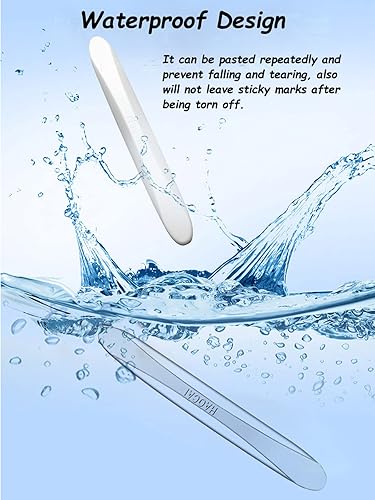 Miniatura 3 de Parachoques para puerta de gabinete, 12 unidades, protector de parachoques anticolisión, tiras transparentes, tapón de puerta de silicona adhesivo,