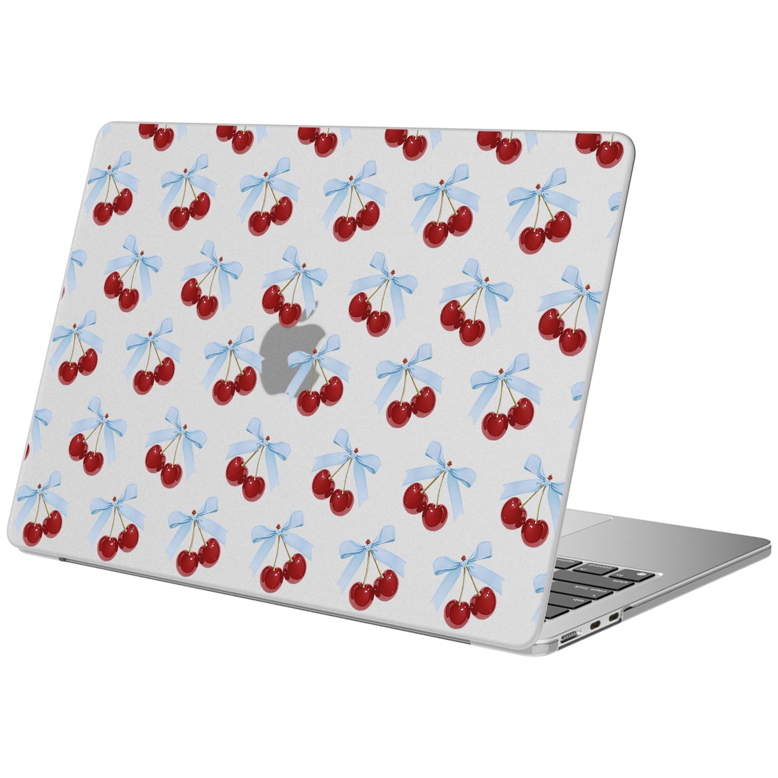 BlHMCASE Compatible with MacBook Pro 14 inch Case 2025-2021 M4 M3 M2 M1 A3112 A3185 A3401 A2918 A2992 A2779 A2442, Cute Cherry Bow Kawaii Protective