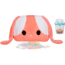 Fluffie Stuffiez Feature Plush Pillow Fight Plush Bunny, Ultra Soft Fluff with Huggable ASMR Interactive Play and Easy Cleanup with Character Vacuum