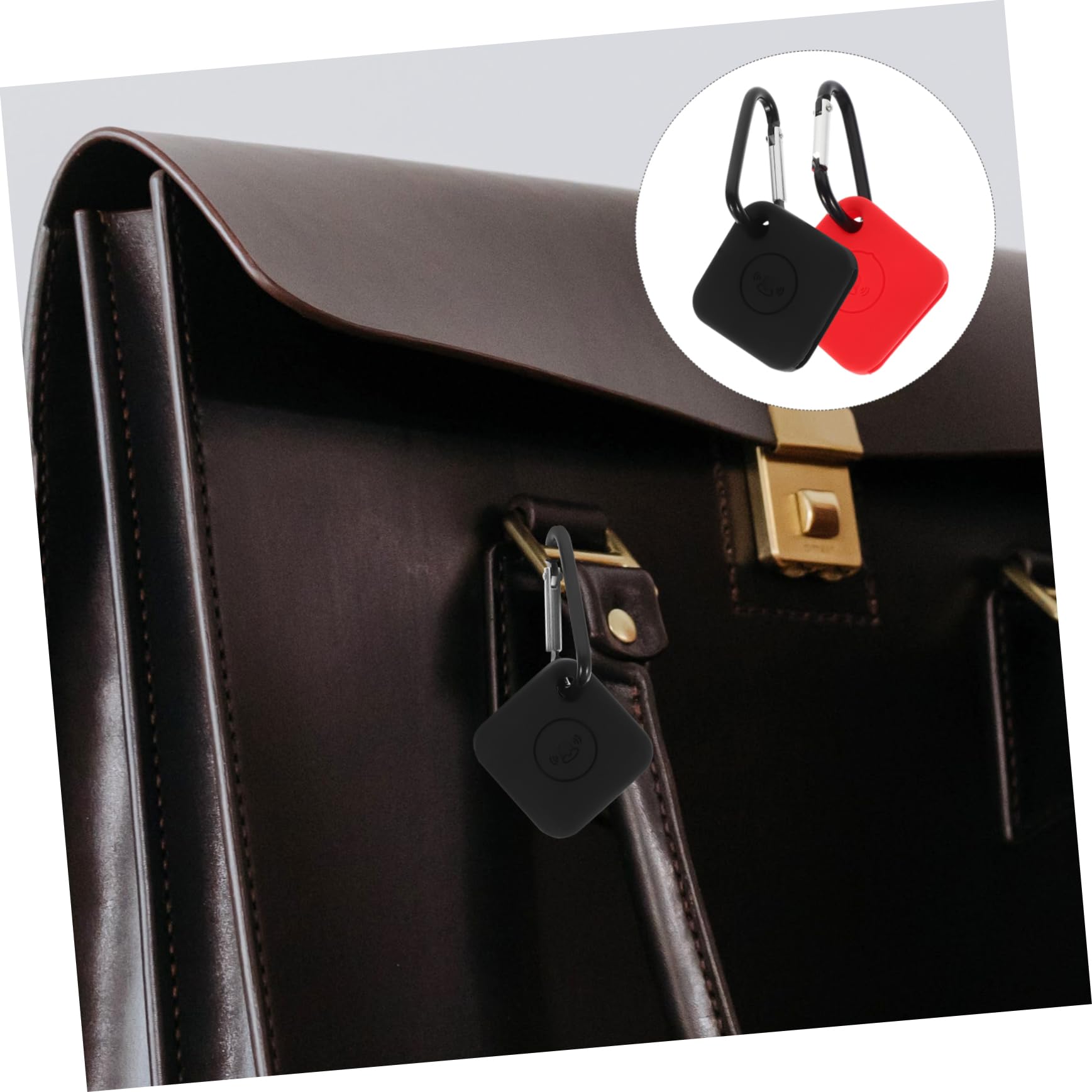 Gadpiparty 2pcs Silicone Accessory for Tile Mate -Resistant Soft -Lost Design Convenient Carry Clip Compatible Tracker