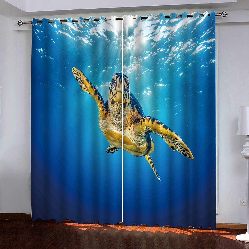 Rideaux isolants thermiques anti chaleur et froid bleu 140x280cm