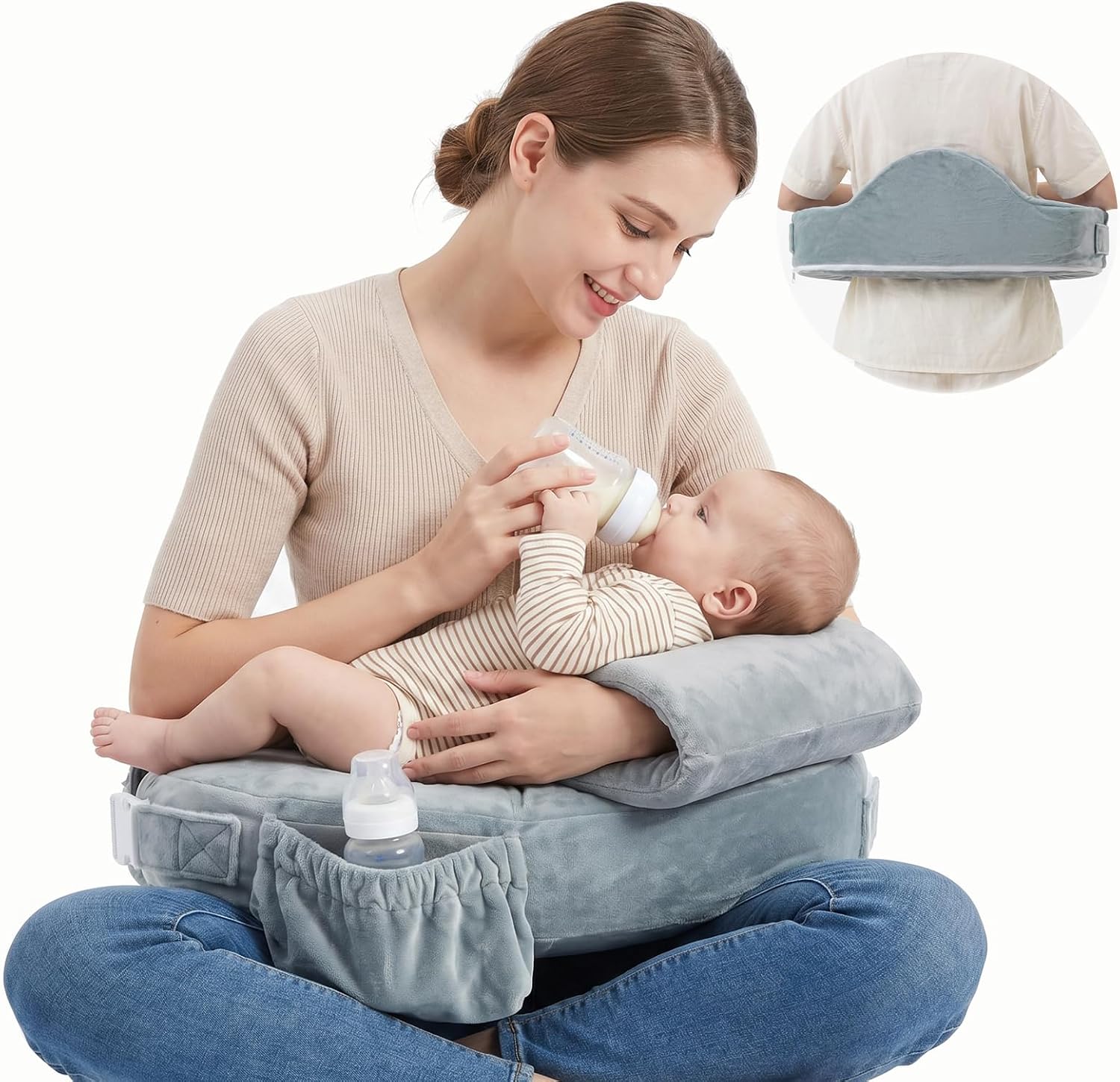 Nursing Pillow for Breastfeeding & Arm Support Pillow