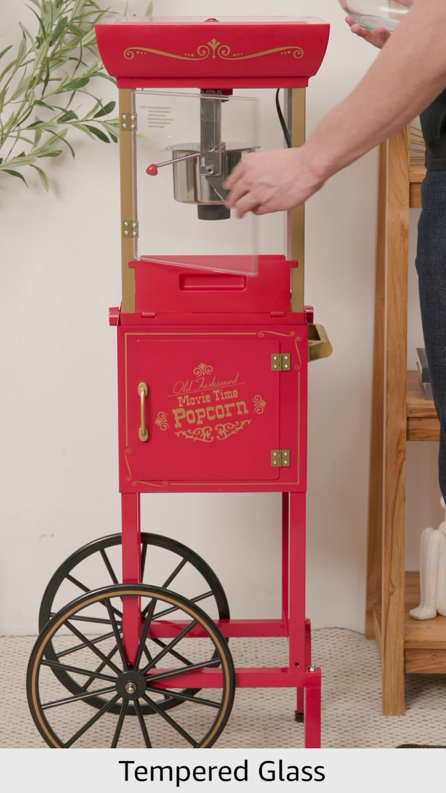 Amazon.com: Nostalgia Popcorn Maker Machine - Vintage Theater