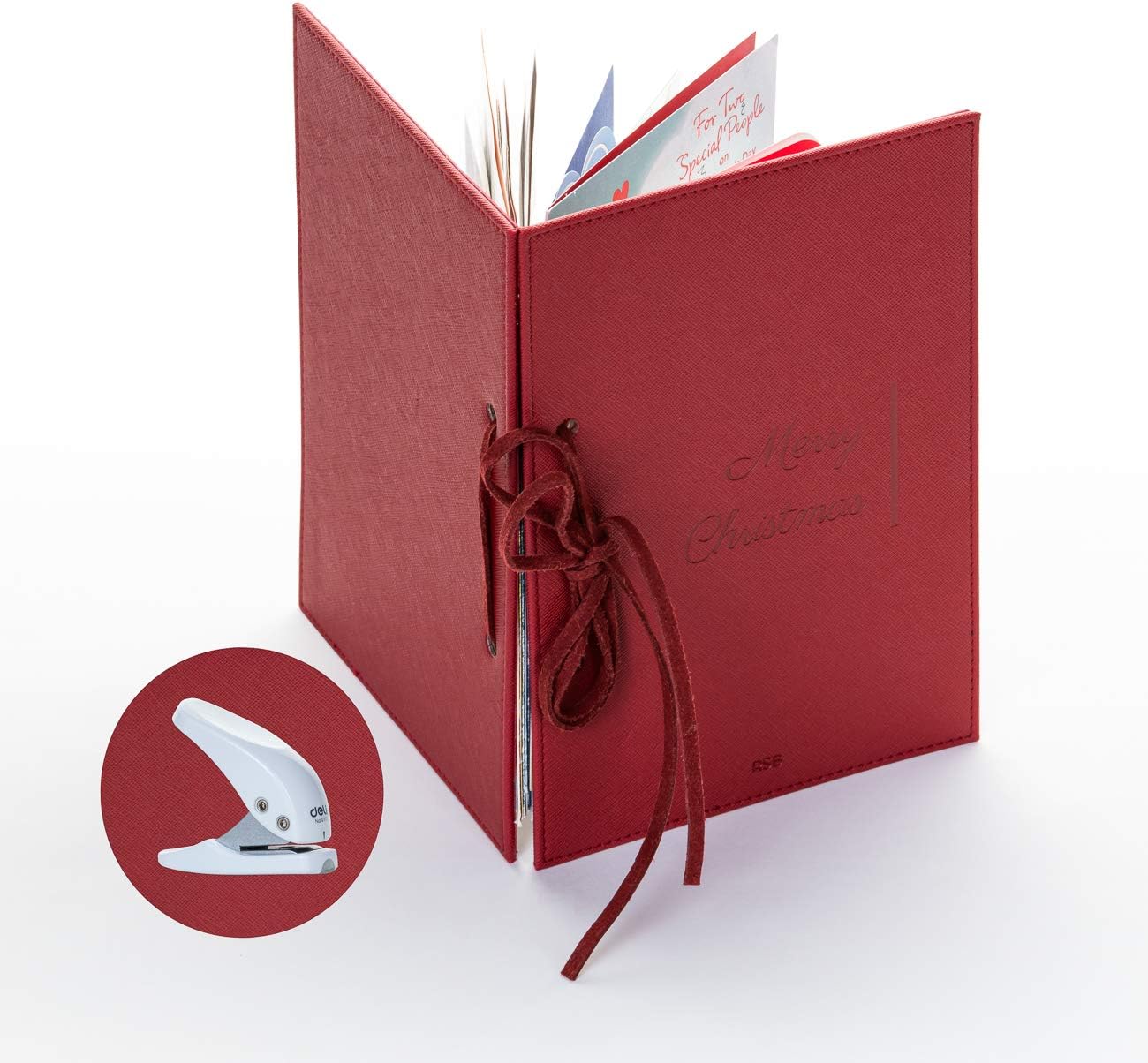 Greeting Card Organizer Kit, Premium Vegan Leather, Transform Your Greeting Cards into a Forever Greeting Card Binder, Greeting Card Book, Greeting Card Holder and Greeting Card Keeper