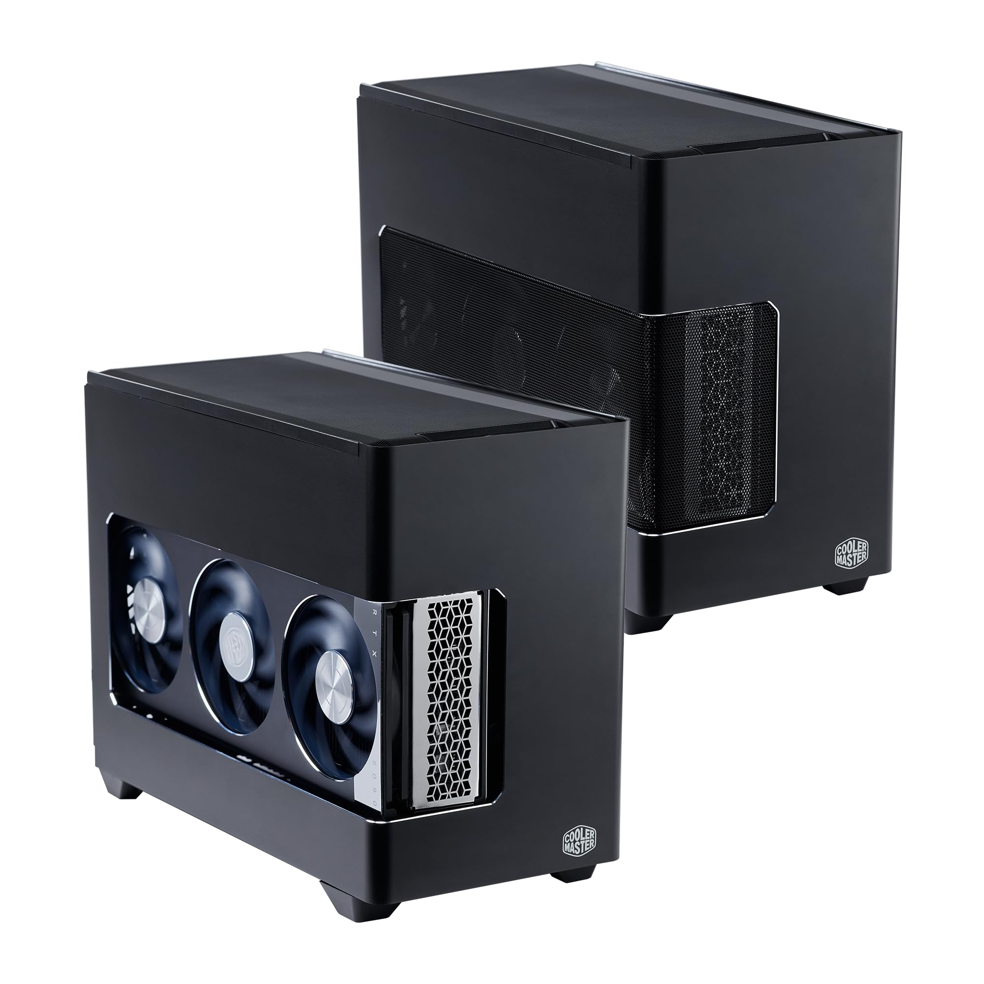 Cooler Master NR200P V3 Mini-ITX PC Case Ready, Top Mount 280mm AIO, PCIe 5.0 Riser, 361.5mm Vertical GPU Mount, Progettato Ready Nvidia RTX 5090 | AMD RX 9070 XT, SFX PSU - Pronto per l'installazione