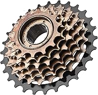 Vista 1 de Fydun Tornillo de 6-8 velocidades, piñón de casete de rueda libre 7 velocidades accesorio de repuesto para bicicleta de montaña