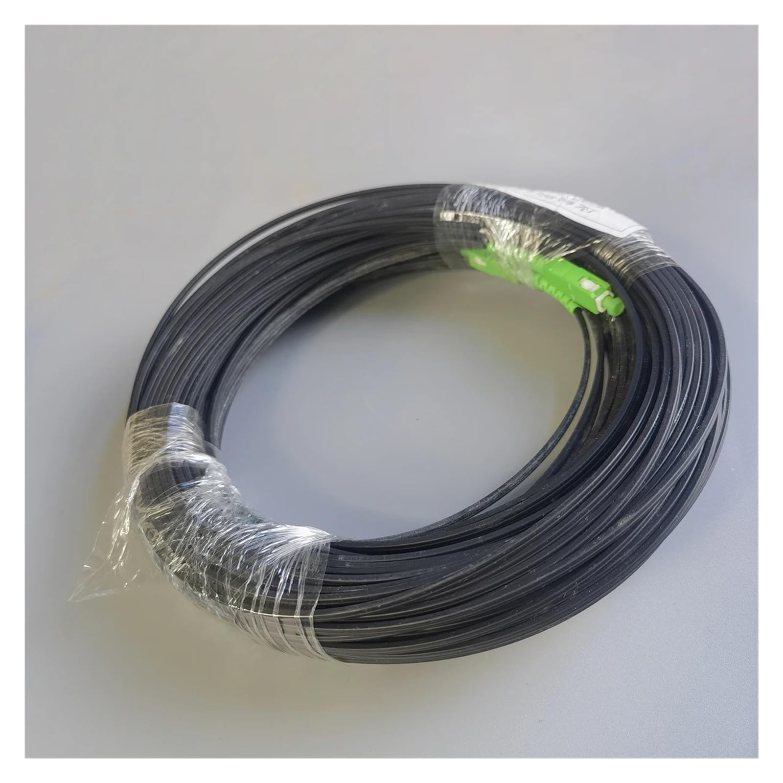 Câble de branchement fibre optique de 50 m - Cordon de brassage optique SC/APC vers SC/APC for FTTH - Rallonge fibre optique monomode