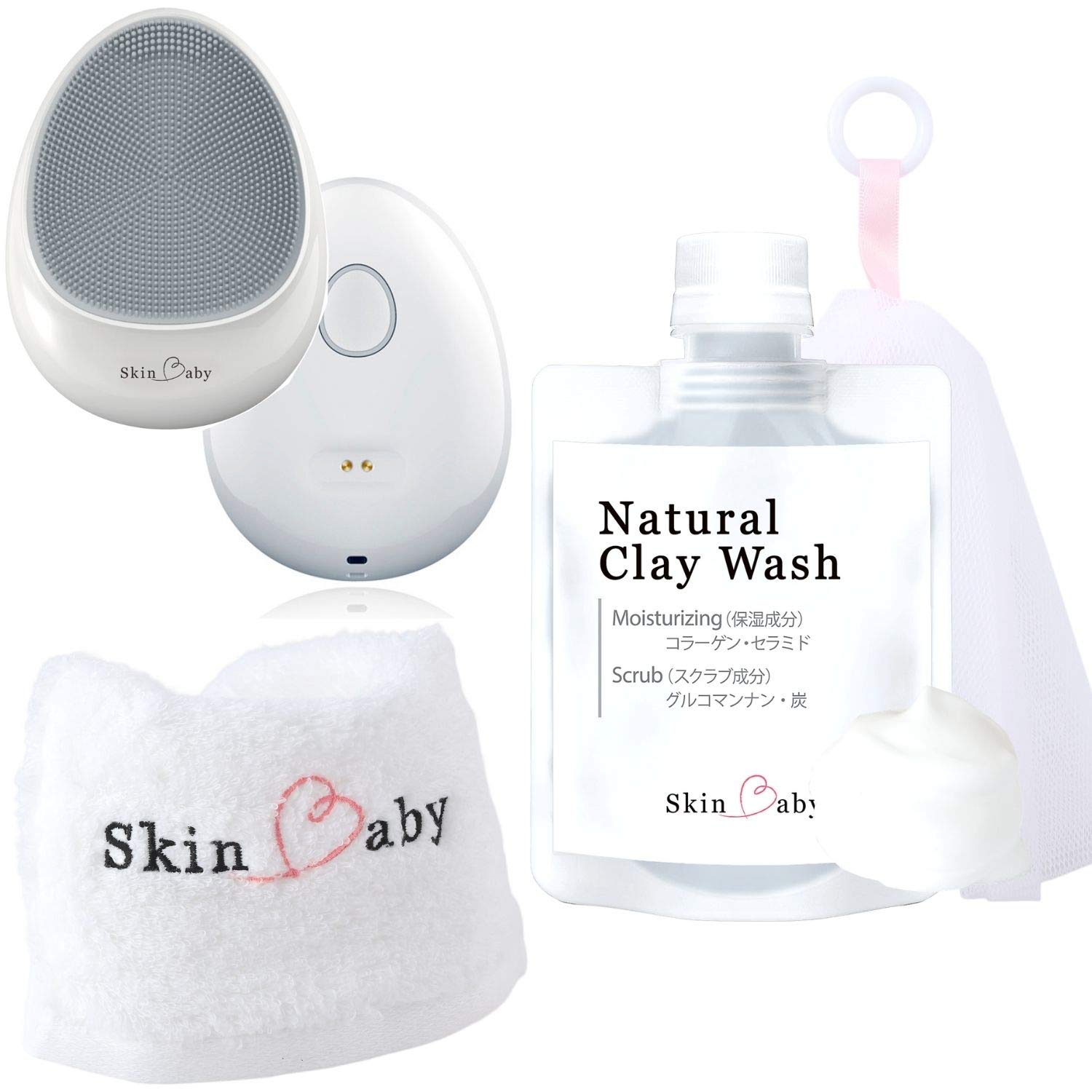 Amazon | スキンベビー 感動洗顔 4点セット 洗顔器 泡洗顔料 感動