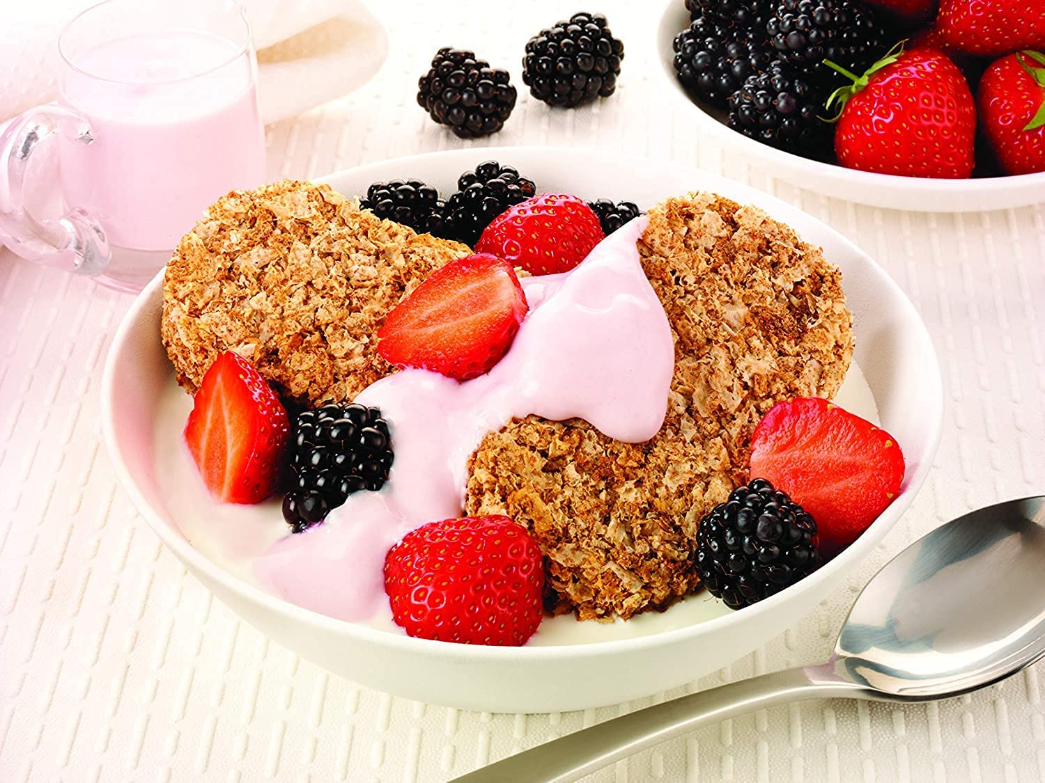Weetabix Original à grains entiers - Céréales pour déjeuner - Céréales à grains entiers - Riche en fibres, faible en sucre et en gras - 1x430g